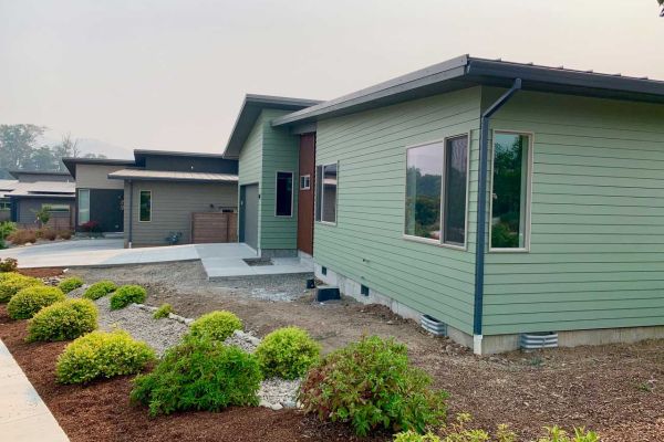 front yard before landscape design