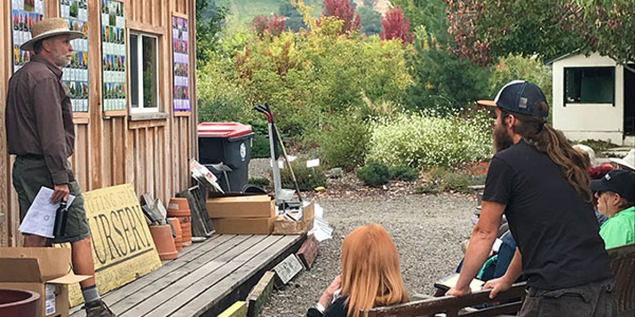 gardening class at shooting star nursery